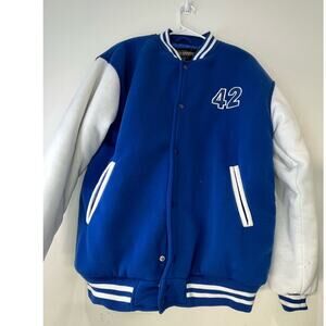 Vintage Excelled blue white Wool Varsity jacket